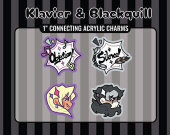 PREORDER Ace Attorney Klavier Gavin Simon Blackquill Acrylic Charms