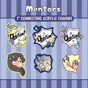 PRE-ORDER Ace Attorney Mia Fey Manfred von Karma Kristoph Gavin Acrylic Charms