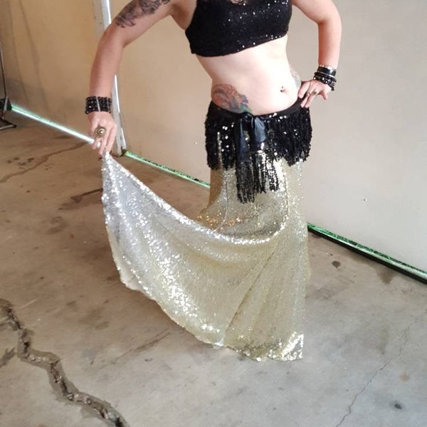 Paris Georgia Mermaid Skirt in Multi Sequins