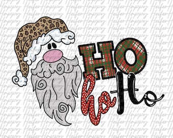 Santa Ho Ho Ho Digital Download png