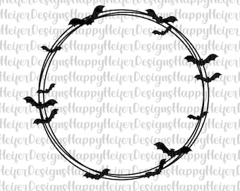 Bat Circle Frame png