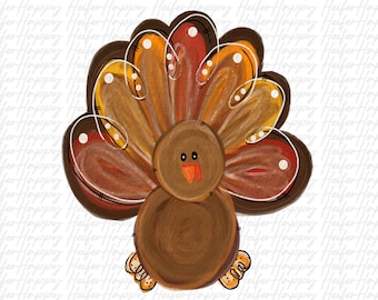 Cute Turkey Digital Download png