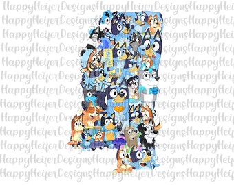 Bluey Mississippi Collage png