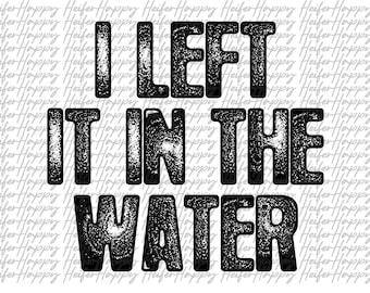 Lo dejé en el agua png