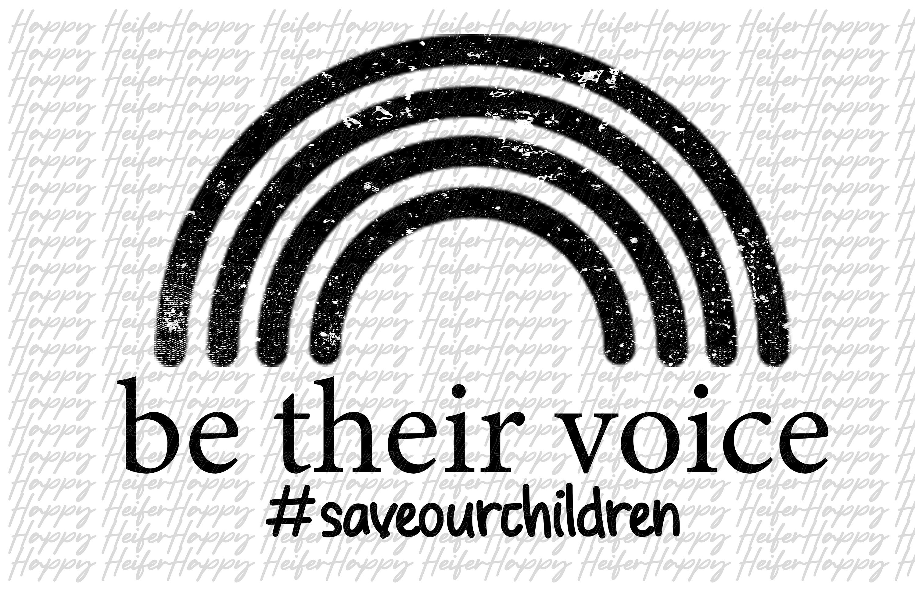 Be Their Voice Save Our Children Digital Download Png Etsy