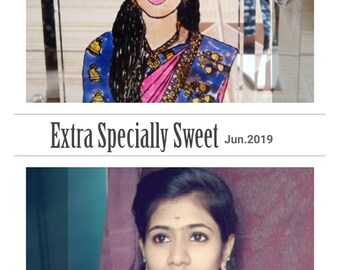 Glass painting of faces/GLASS PAINTING