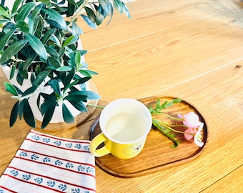 Wooden Serving Tray - Handmade - Rectangular Tray