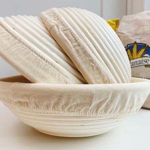 Round Banneton Bread Proofing Basket With Liner