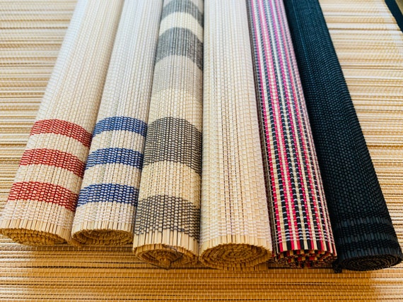 Bambus Platzset - Leicht zu reinigen, Werkzeug zum Stellen des Tisches,  Homeschooling, Praktisches Leben, umweltfreundlich| Zero-waste Platzset -  Etsy.de