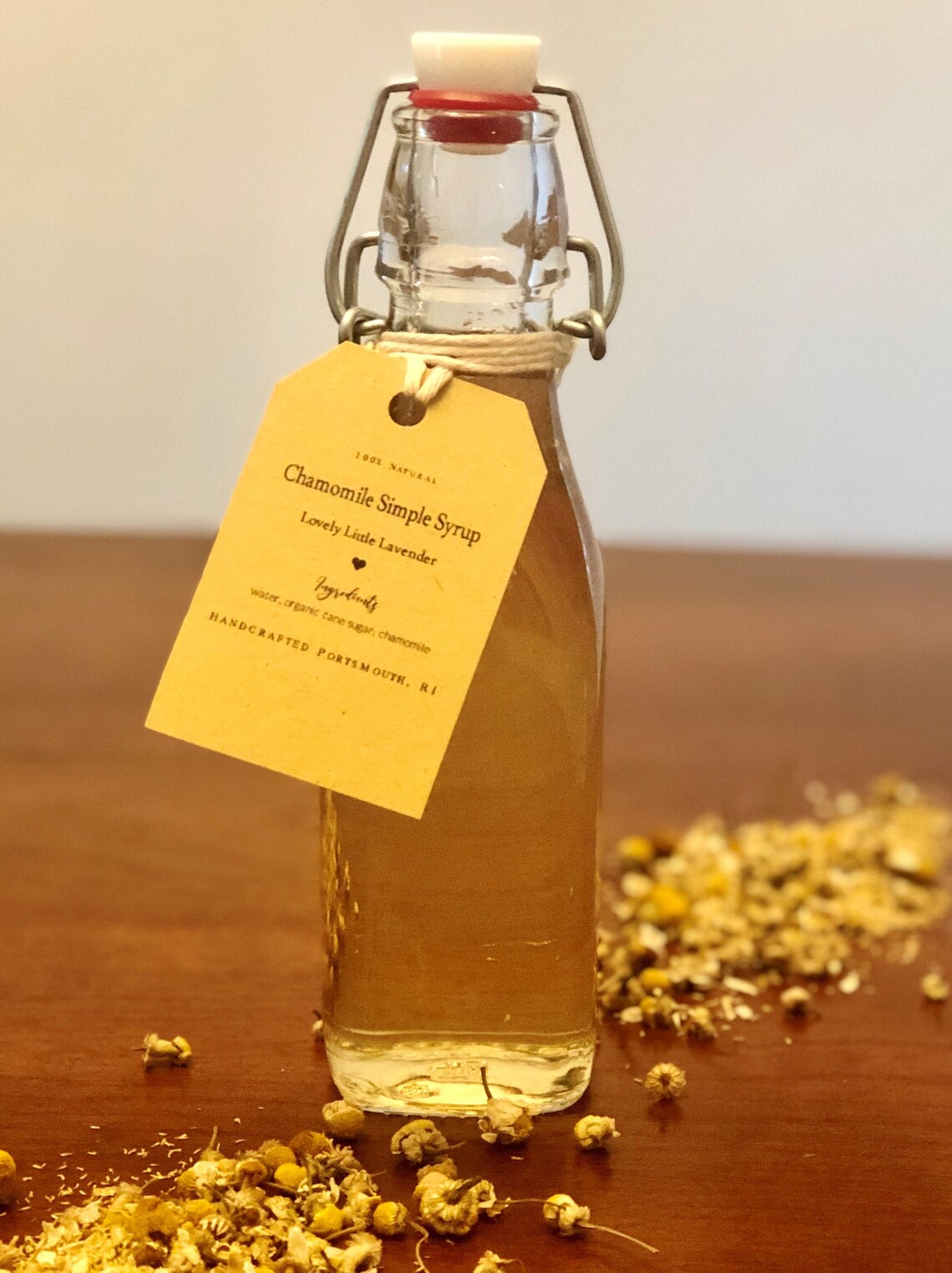 Chamomile Simple Syrup 8 oz Floral Chamomile Simple Syrup Etsy