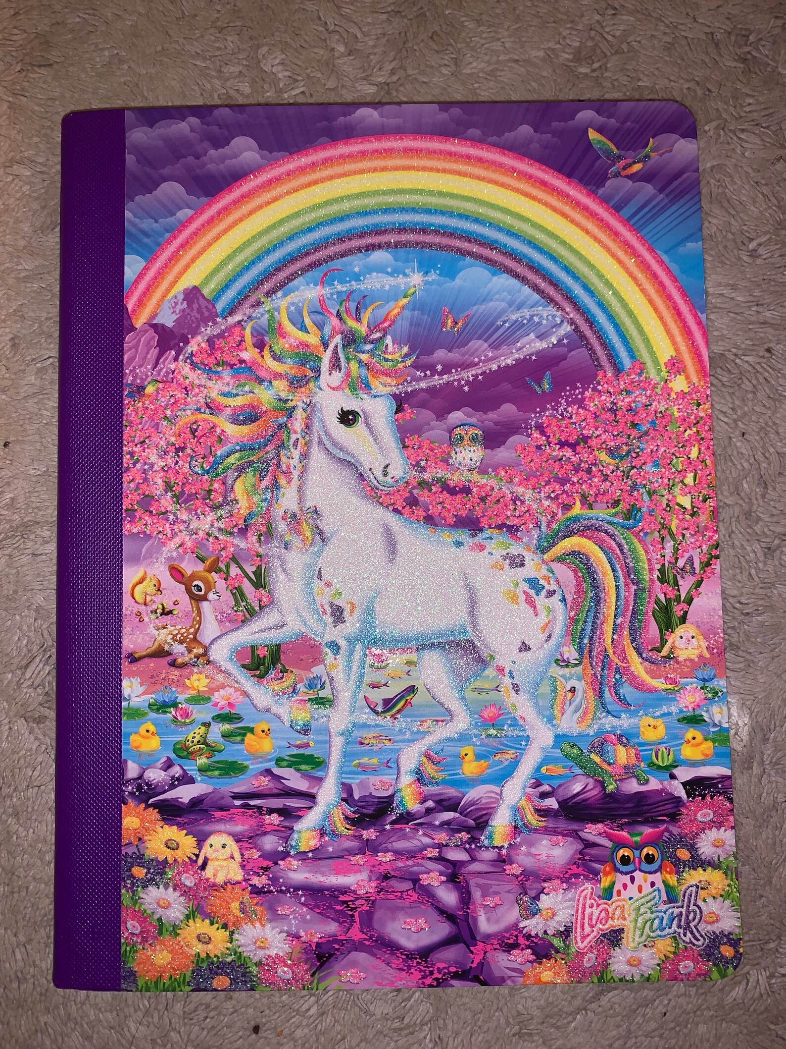 Lisa Frank 90s Rainbow Nostalgic Composition Notebook with 3D | Etsy