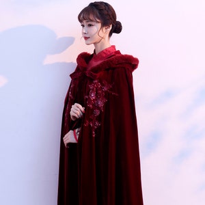 bridal velvet shawl wedding