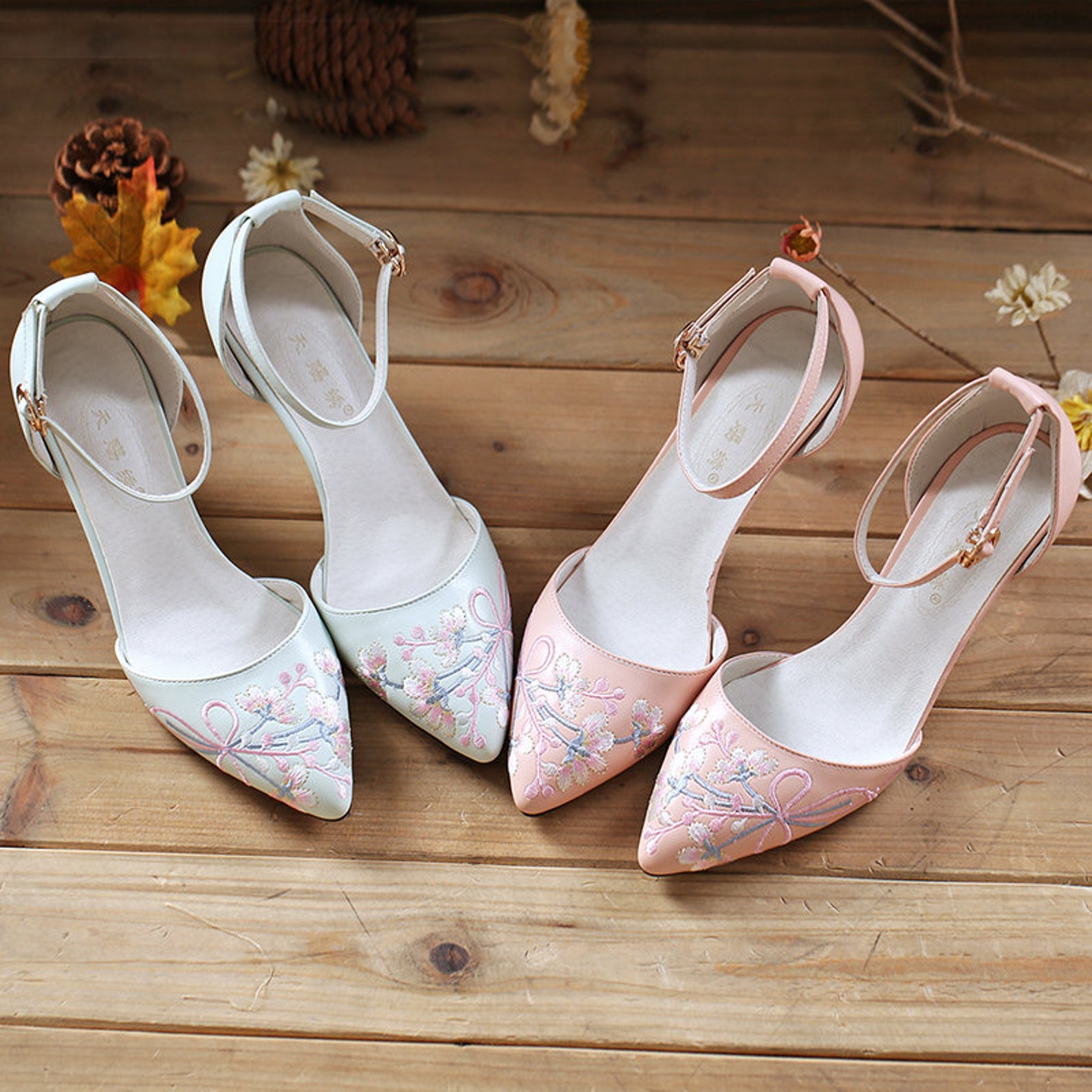 Soft Embroidery Shoes for Qipao/Hanfu/Cheongsam Dress Etsy