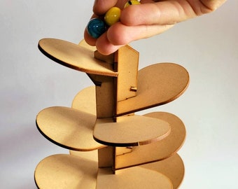 Musical Marble Tree Scroll Saw or Laser Cutter Plans PDF - SVG - DXF