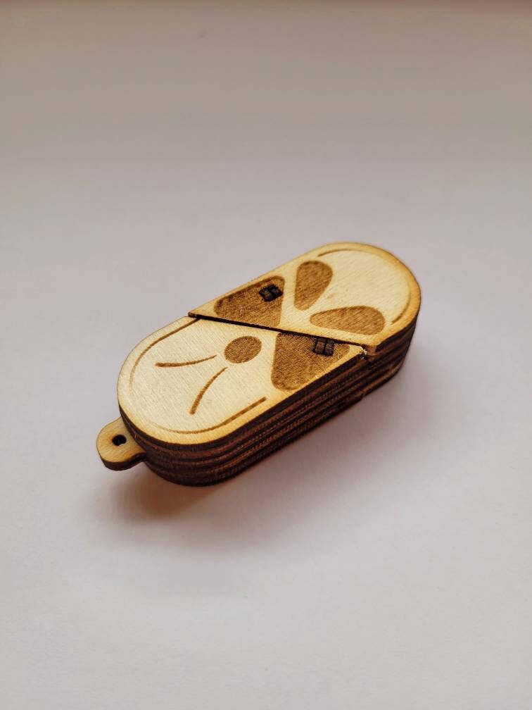 Illusionist Pendant Puzzle Box Laser Cut DIY Kit Etsy