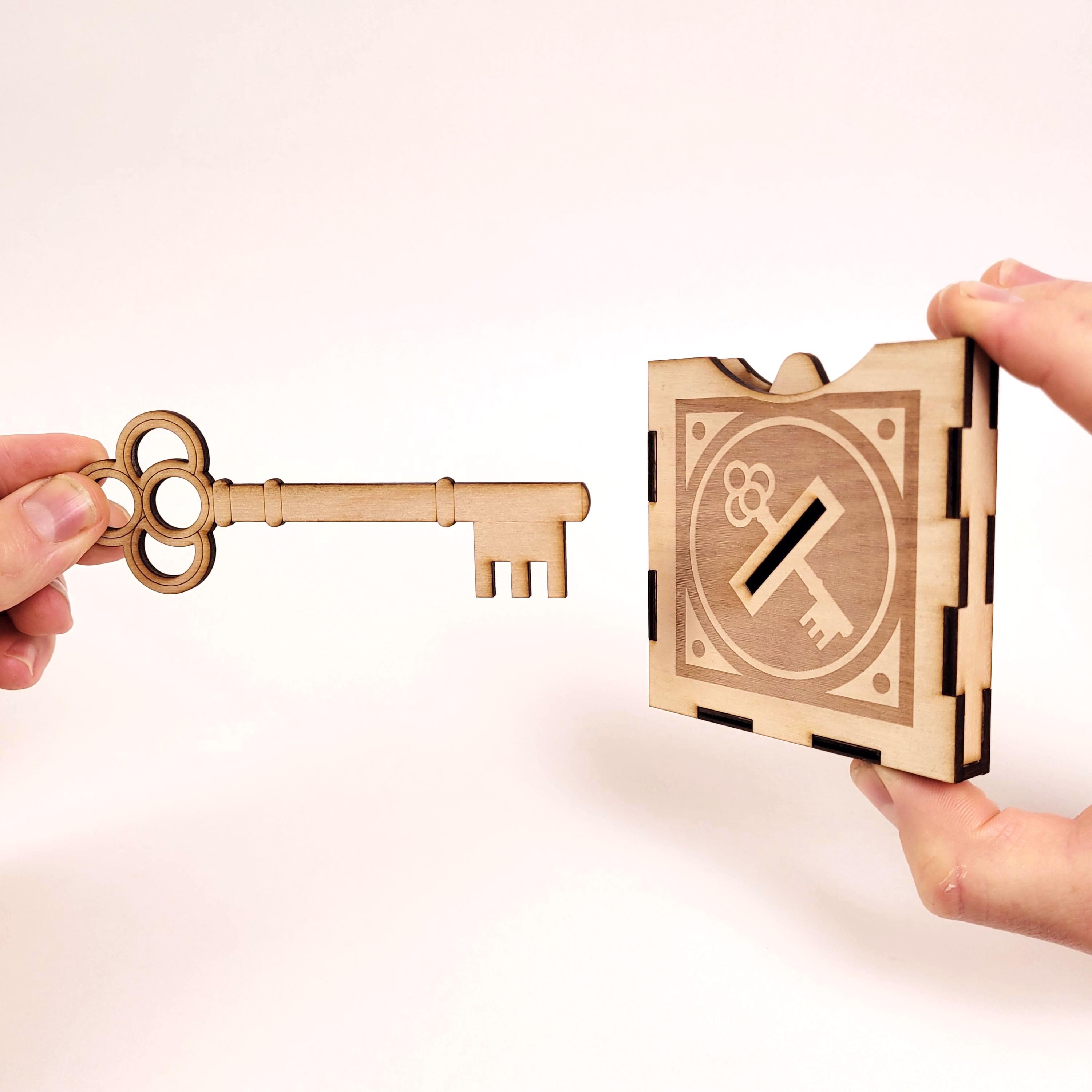Key Through Coin Magic Trick — image 3 of 7