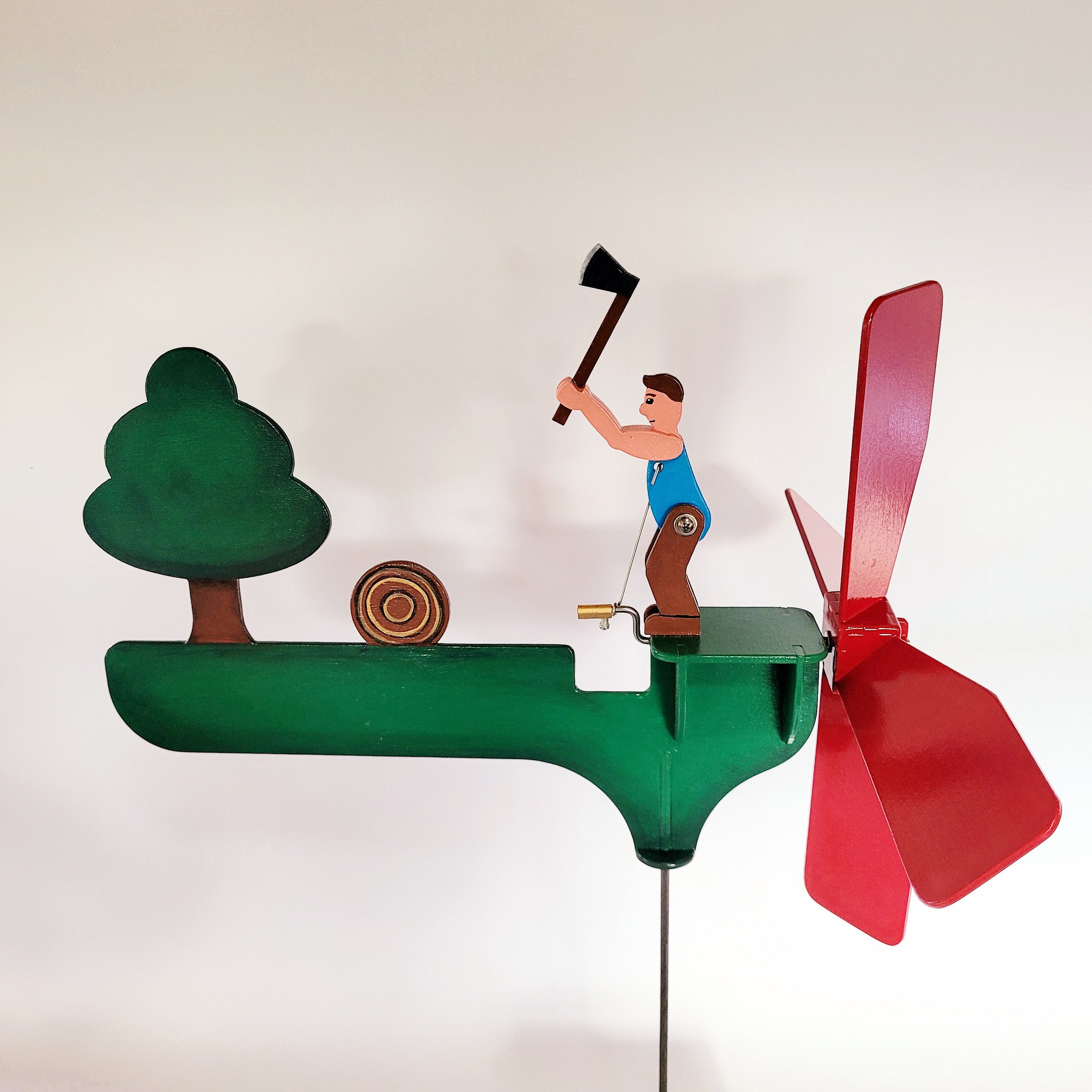 Woodchopper Whirligig Plans SVG DXF PDF Laser Cutting - Etsy Canada