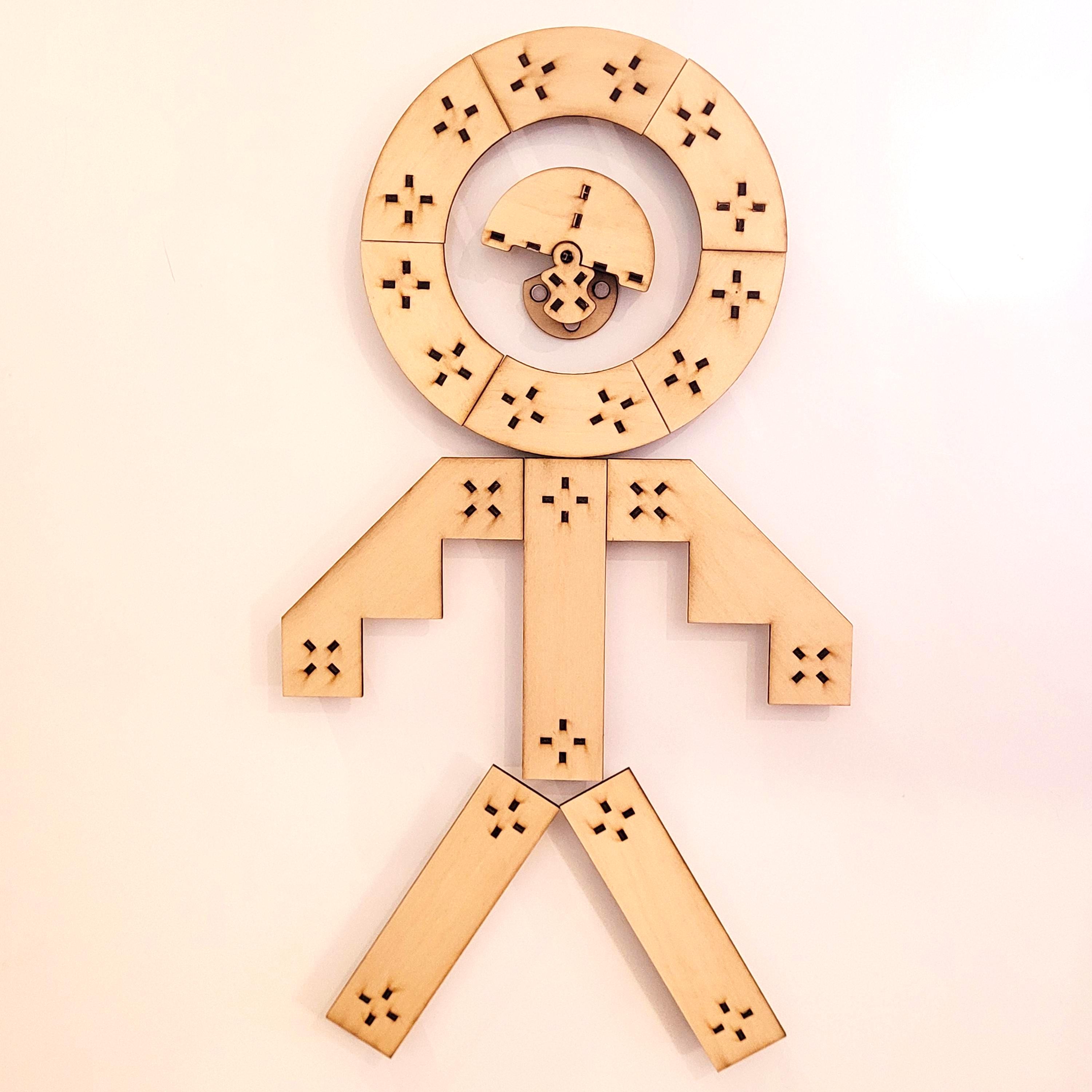 Magnetic Marble Run Kit for Fridge or Whiteboard - configurable wooden track — image 6 of 8