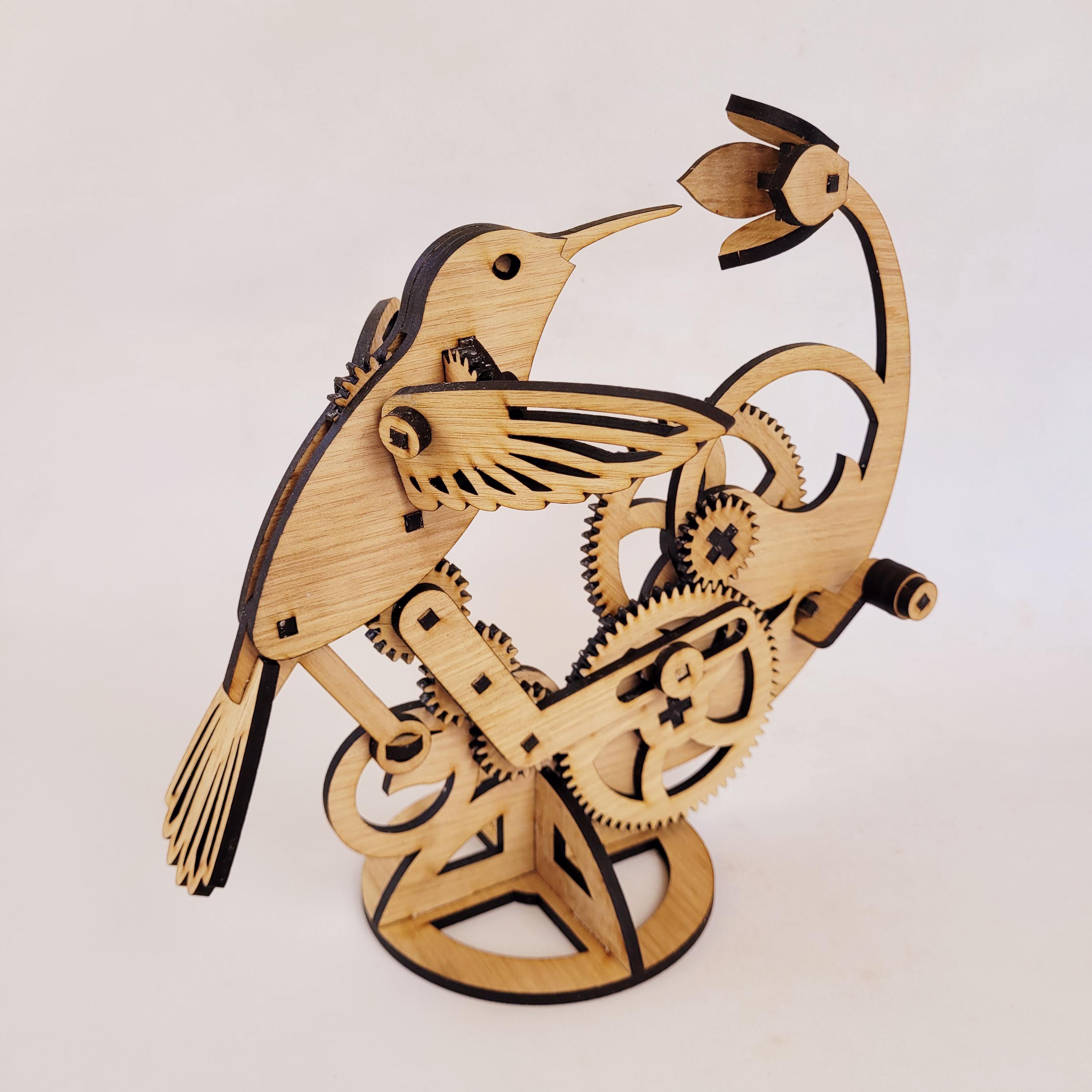 Hummingbird and Flower Automaton Kit Deluxe Version - Etsy