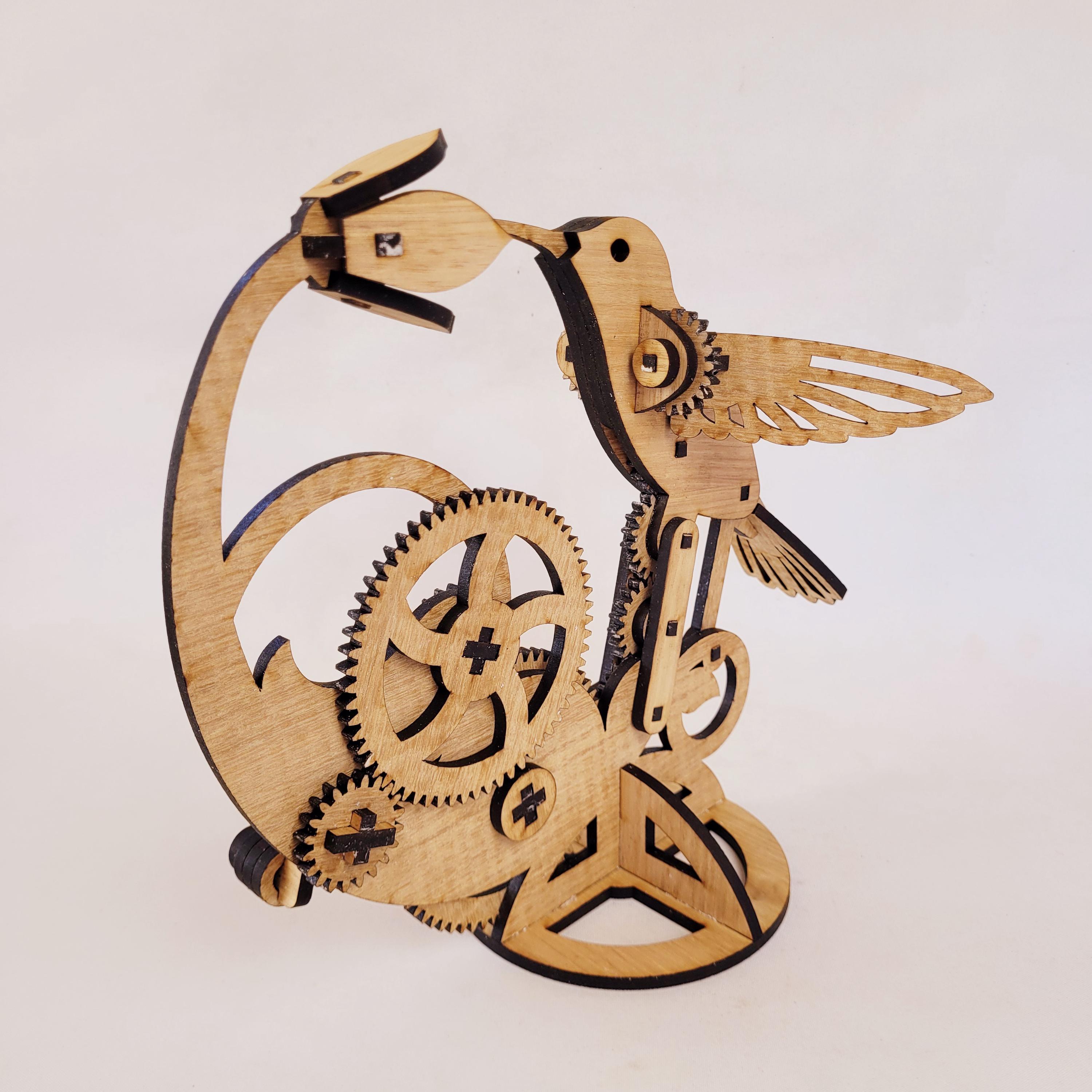 Hummingbird and Flower Automaton Kit Deluxe Version - Etsy