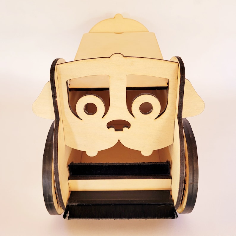 Wooden Ride On Toddler toy Dog Floor Sweeper image 5