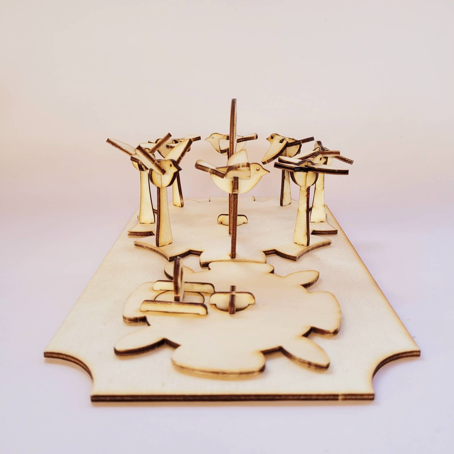 Bird Zoetrope Laser Cut Kit Etsy