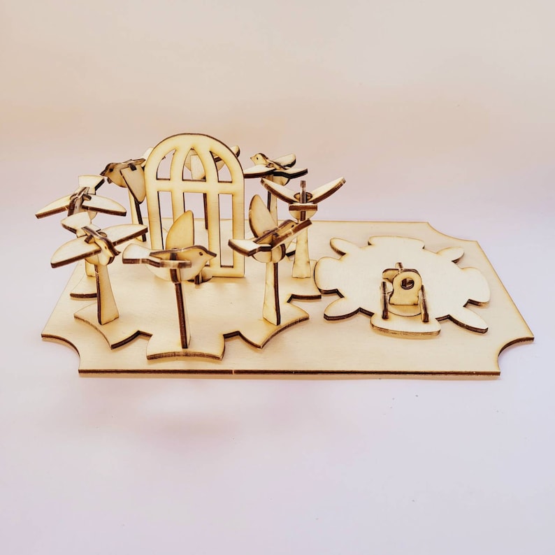 Bird Zoetrope Laser Cut Kit Etsy