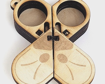 Illusionist Pendant Puzzle Box Laser Cut Files