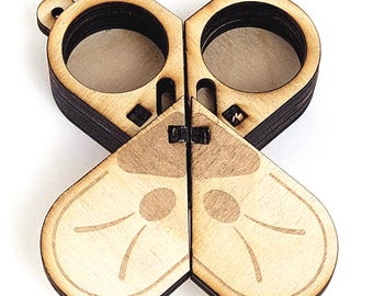Illusionist Pendant Puzzle Box Laser Cut DIY Kit