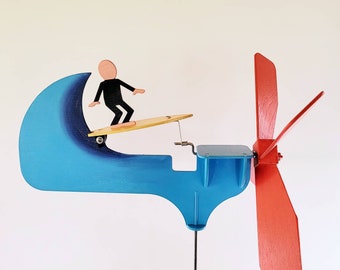 Surfer Whirligig Plans - SVG - PDF - laser cutting - scroll saw