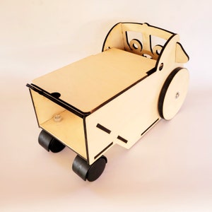 Wooden Ride On Toddler toy Dog Floor Sweeper image 7