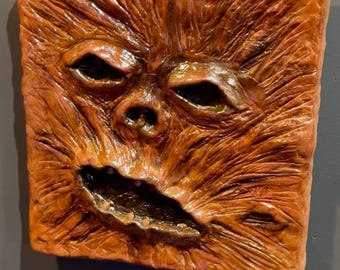 Handmade Necronomicon Sculpture, Evil Dead Book of the dead Horror Wall Hanging
