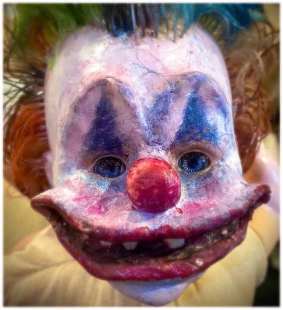 Scary clown doll | ooak |  hand made  Horror Doll