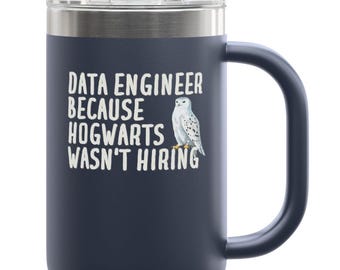 Data Engineer Travel Mug, Gift for Data Engineer, Funny Gift for Data Engineer, Data Engineer Tumbler, Custom Data Engineer Gift