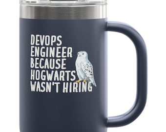 Caneca de viagem para engenheiro DevOps, presente para engenheiro DevOps, presente engraçado para engenheiro DevOps, presente para engenheiro DevOps, presente personalizado para engenheiro DevOps