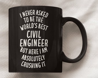 Civil Engineer Mug, Civil Engineer Gifts, Civil Engineer, Civil Engineer Cup, Gift for Civil Engineer, Civil Engineer Graduation, Engineer