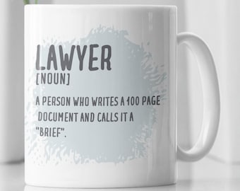 Funny Lawyer Gift, Lawyer Mug, Funny Lawyer Mug, Funny Lawyer Definition, Coworker Gift, Lawyer Gift, Mug for Lawyer, Lawyer Coffee Mug