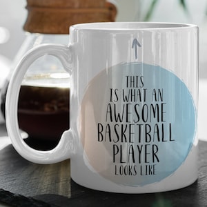Basketball Mug, Basketball Gift, Basketball Player Gift, Gift for Basketball, Basketball Coffee Mug, Basketball Birthday Gift, Basketball