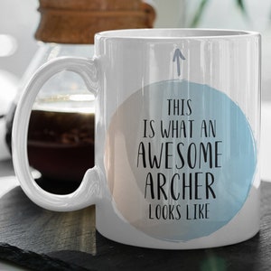 Archer Mug, Archer Gift, Gift for Archer, Archer Mugs, Archer Gifts, Archer Cup, Archer Birthday Gift, Archer Coffee Mug, Archer