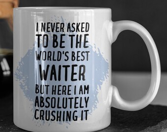 Mug garçon, cadeau serveur, cadeau pour serveur, tasse à café pour serveur, cadeau serveur drôle, cadeau d'anniversaire pour serveur, cadeaux serveur, tasse serveur, tasses serveur