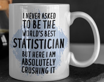 Statistiker Becher, Statistiker Geschenk, Geschenk für Statistiker, Statistiker Kaffeetasse, lustiges Statistiker Geschenk, Statistiker Geschenke