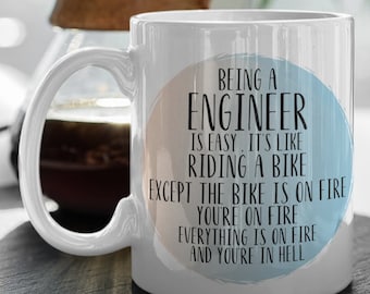 Tazza da ingegnere, regalo per ingegnere, regalo per ingegnere, regali per ingegnere, regalo divertente per ingegnere, tazze da ingegnere, tazza da caffè da ingegnere, tazza da ingegnere