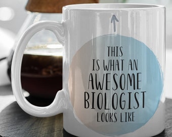 Tazza Da Caffè Biologia – Idea Regalo Insegnante – 330 Ml – Ceramica Stampata Su Entrambi I Lati – Lavabile In Lavastoviglie E Microonde – Prodotta In Germania - 5