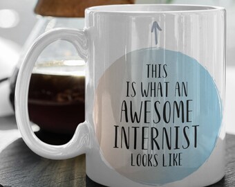 Mug interniste, cadeau interniste, cadeau pour interniste, tasse à café interniste, cadeau interniste drôle, tasses interniste, cadeaux interniste, interniste