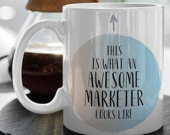 Vermarkter Becher, Vermarkter Geschenk, Geschenk für Vermarkter, Vermarkter Kaffeetasse, Vermarkter Geburtstagsgeschenk, lustiges Vermarkter Geschenk, Vermarkter Tassen, Vermarkter