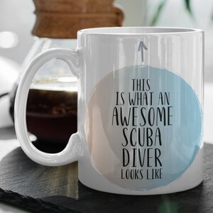 Scuba Diver Mug, Scuba Diver Gift, Gift for Scuba Diver, Scuba Diver Coffee Mug, Scuba Diver Birthday Gift, Scuba Diver Mugs, Scuba Diver