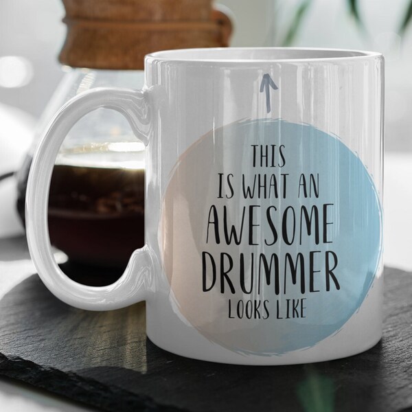 Drummer Mok, Drummer, Drummer Geschenken, Cadeau voor Drummer, Drummer Cadeau, Drummer Verjaardagscadeau, Drummer Koffie Mok, Mok voor Drummer, Muziek Mok