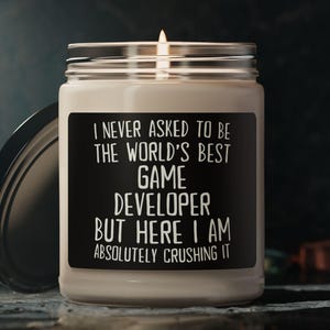 Game Developer Candle, Gift for Game Developer, Game Developer Gift, Candle for Game Developer, Funny Game Developer Gift, Game Developer