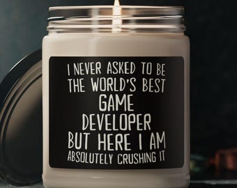 ゲーム開発者向けキャンドル、ゲーム開発者へのギフト、ゲーム開発者向けギフト、ゲーム開発者向けキャンドル、面白いゲーム開発者向けギフト、ゲーム開発者
