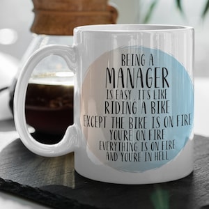 Manager Mok, Manager Gift, Manager Gifts, Baas Mok, Cadeau voor Manager, Manager Mokken, Grappige Nieuwigheid Gift Mok, Werk Mok, Grappige Manager Mok